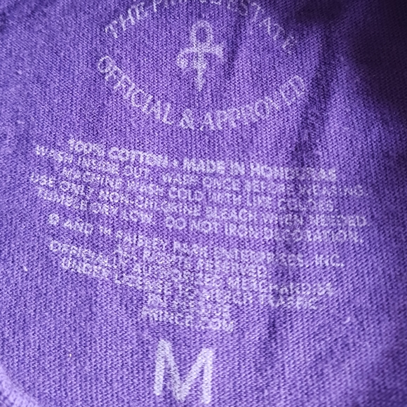 PRINCE AND THE REVOLUTION PURPLE RAIN T-SHIRT SIZE M - Picture 5 of 10
